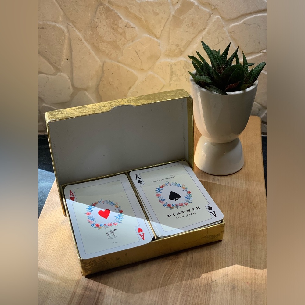 PIATNIK | Vintage Double Deck of Playing Cards | Blenheim Palace